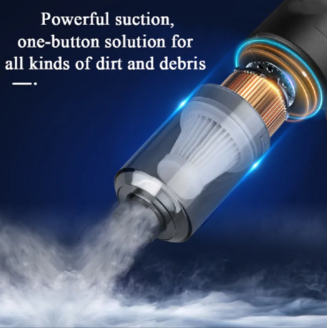 Portable Cordless Car Vacuum Cleaner High Power Suction